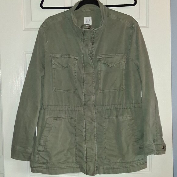 Gap Army Green Jacket - Picture 1 of 12